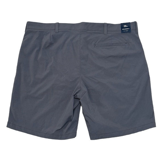 Men's J. Crew Golf  38 Large Chino Khakis Shorts Gray Flex Gramercy Stretch NWT - Picture 4 of 9